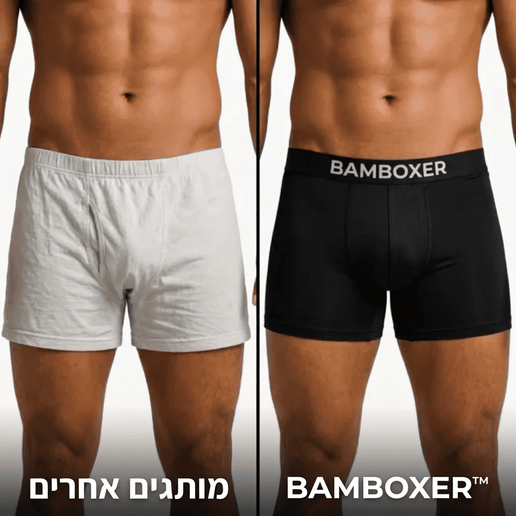 ™BAMBOXER - תחתוני במבוק פרימיום נגד זיעה ואי נוחות