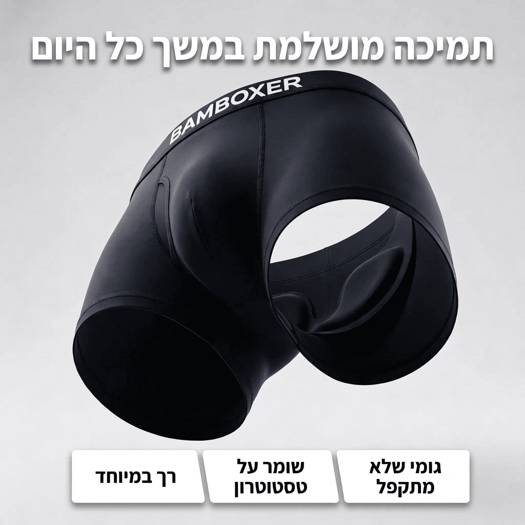 ™BAMBOXER - תחתוני במבוק פרימיום נגד זיעה ואי נוחות